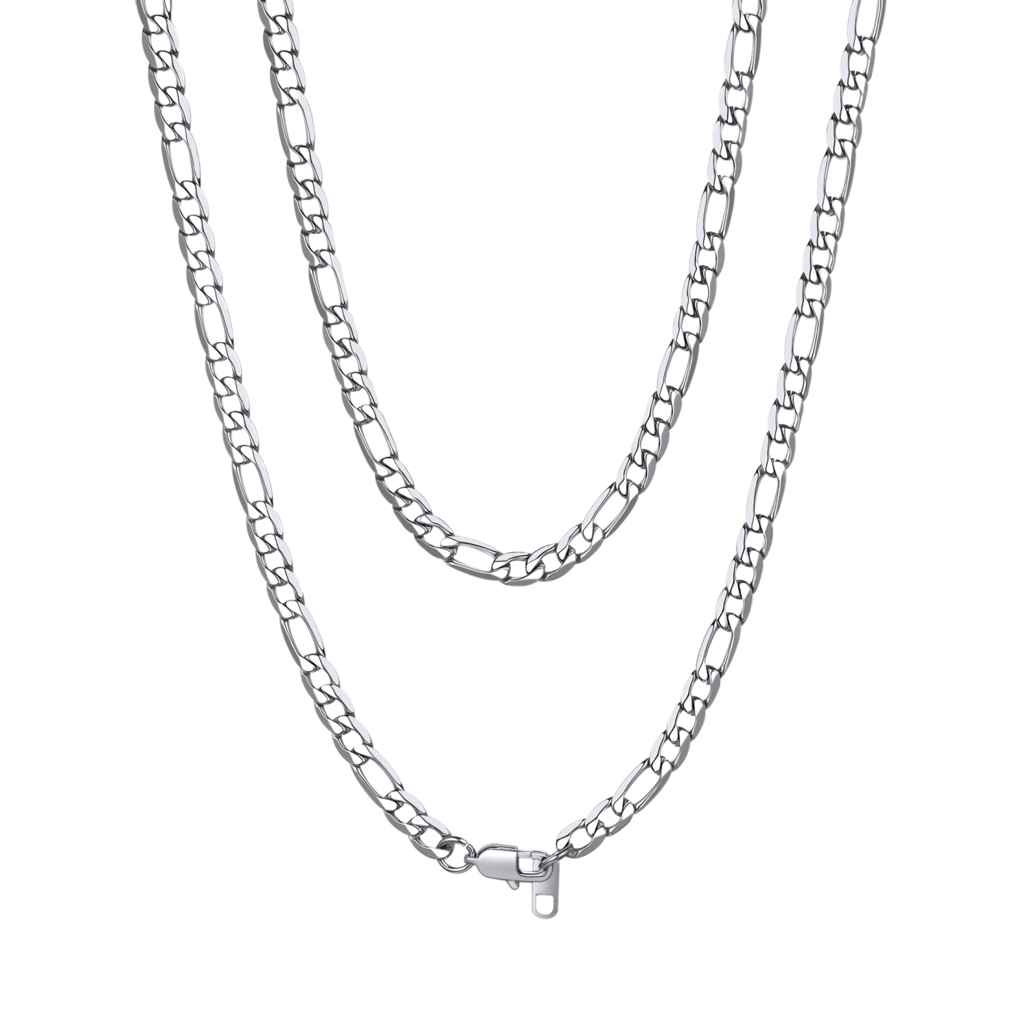 6mm Figaro Cuban Link Chain for Men & Women
