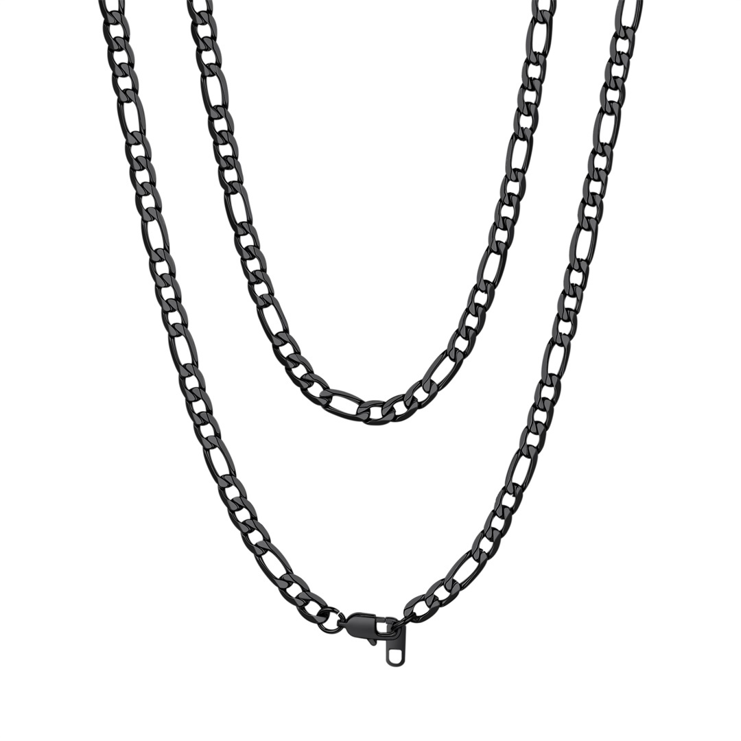 6mm Figaro Cuban Link Chain for Men & Women