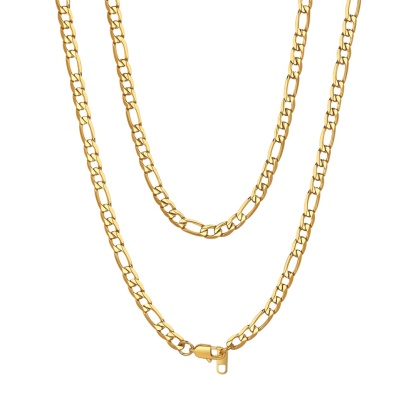 6mm Figaro Cuban Link Chain for Men & Women