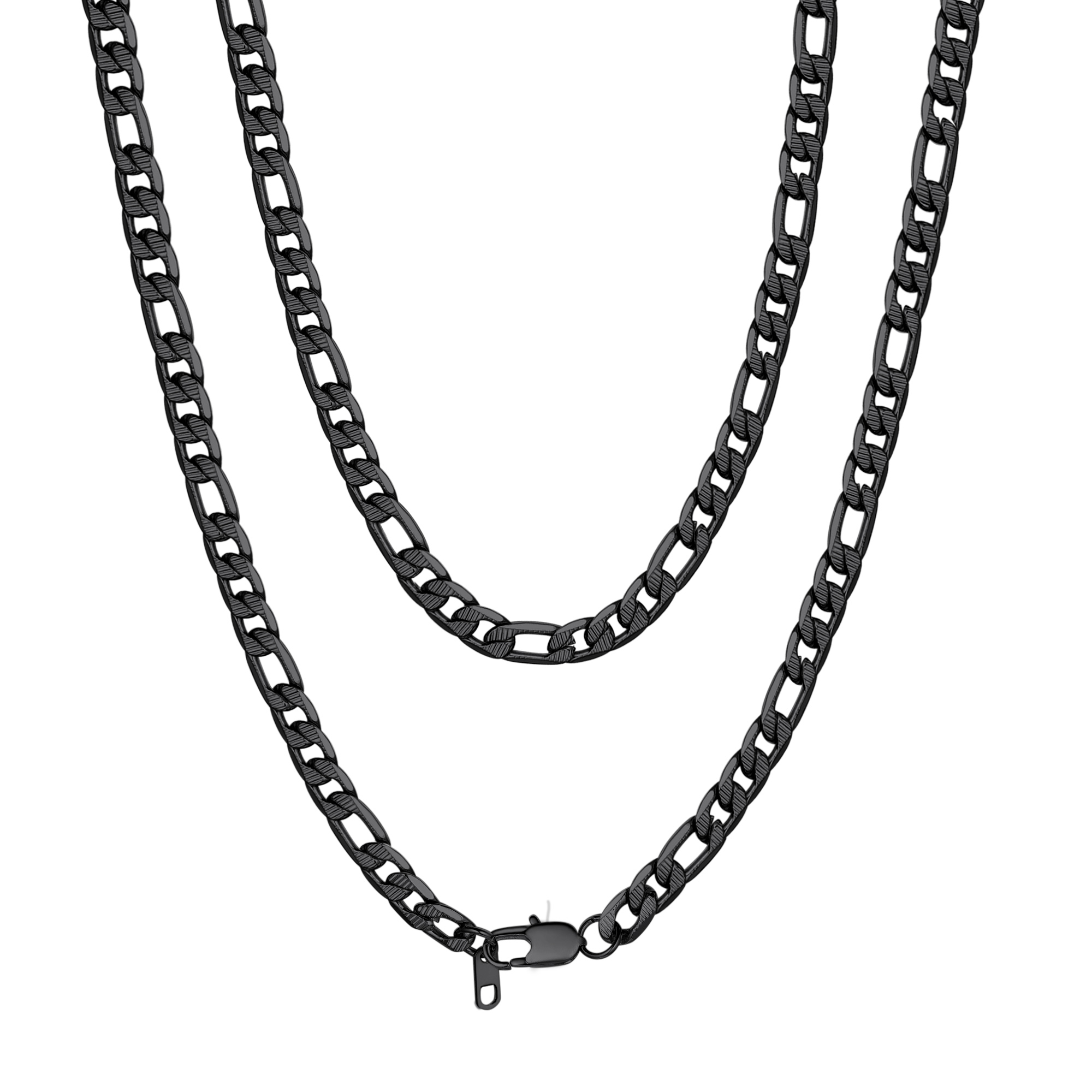 Gold Choker Figaro Link Chain