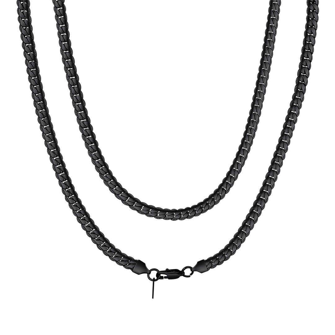 6mm Wide Stainless Steel Chain Necklace
