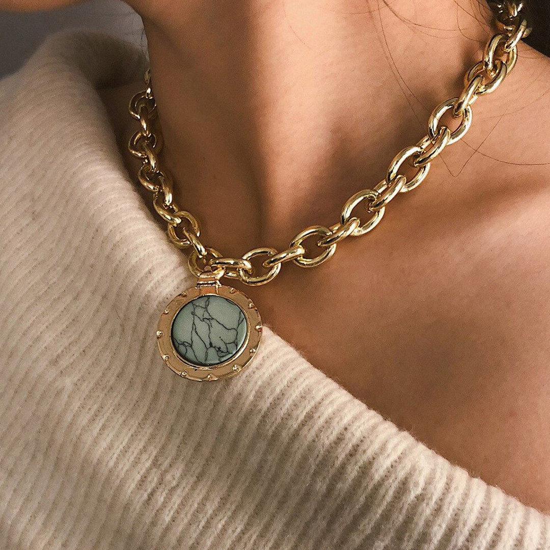 22" Stainless Steel Cable Solid Cable Links Chain Necklaces 