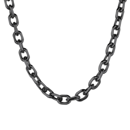 Stainless Steel Rolo Cable Chain For Men Women 3/5/7/9/12mm