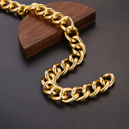 Heavy Cuban Chain Choker Necklace