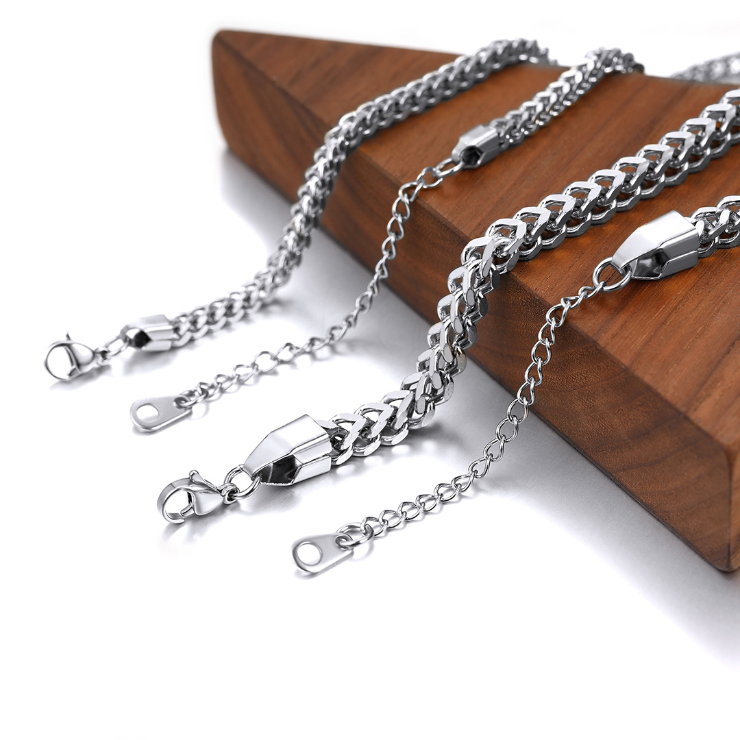 3mm Flat Franco Curb Link Chain