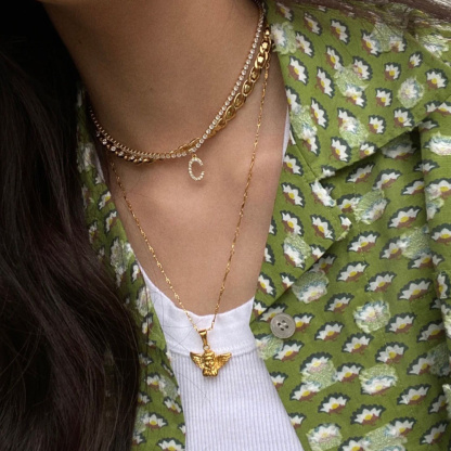 Cubic Zirconia Short Adjustable Diamond Chain