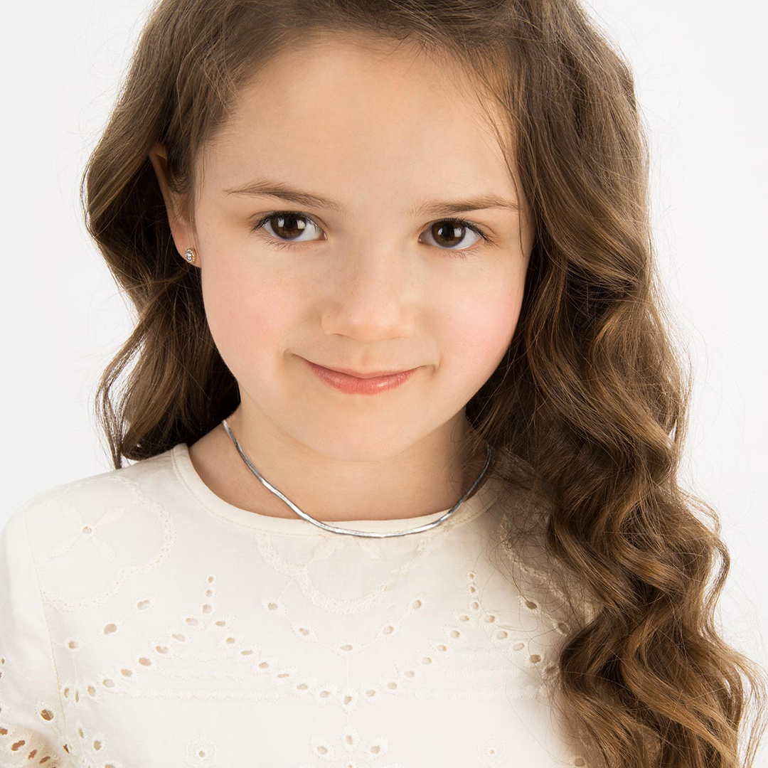 3mm Flat snake chain necklace 12"