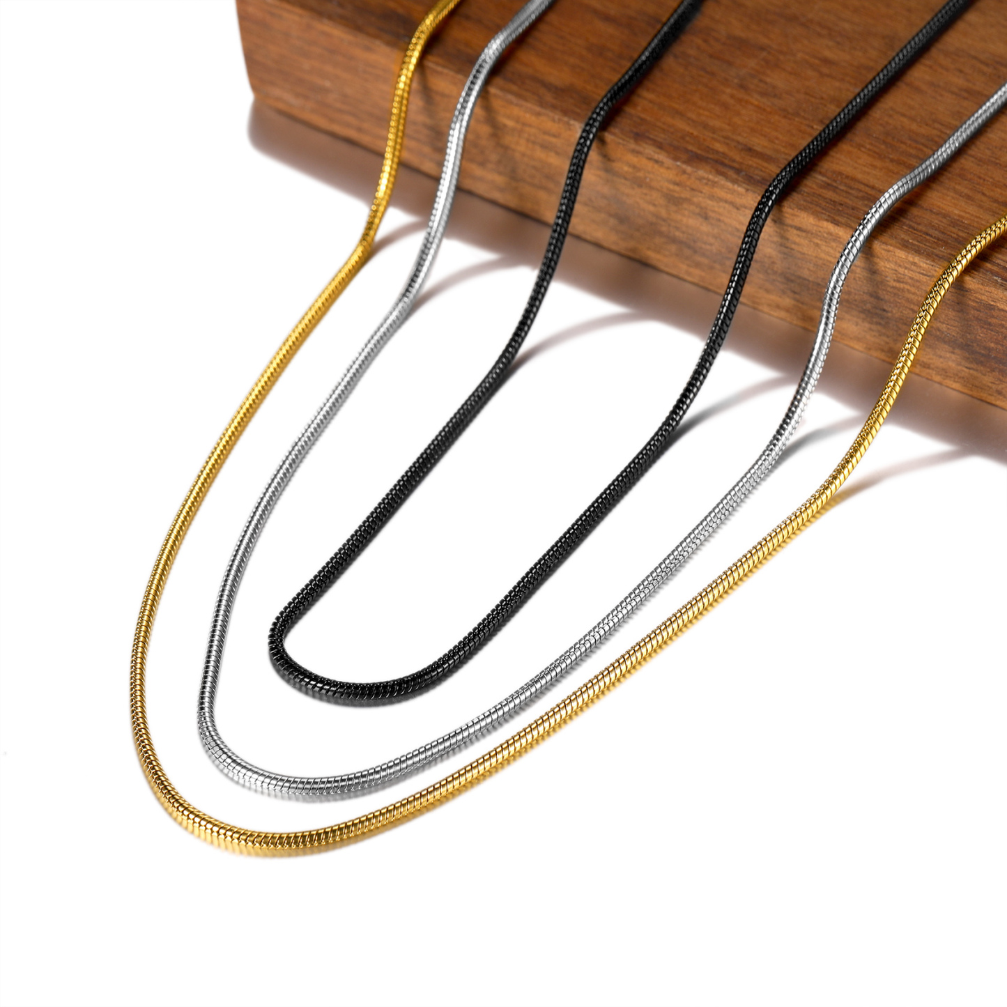 Minimalist 2mm Snake Chain Necklace