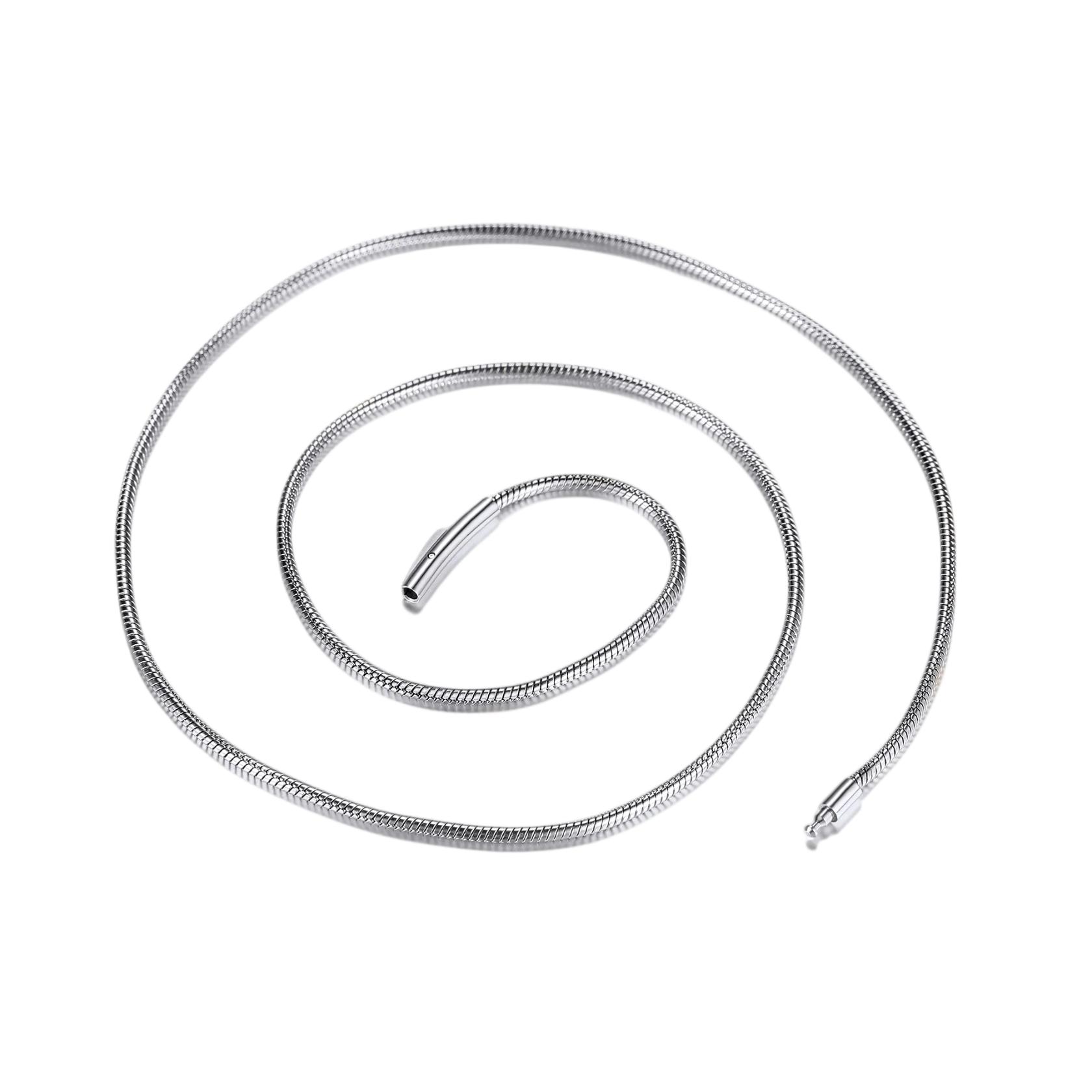 Minimalist 2mm Snake Chain Necklace