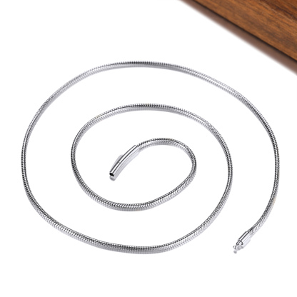 Minimalist 2mm Snake Chain Necklace