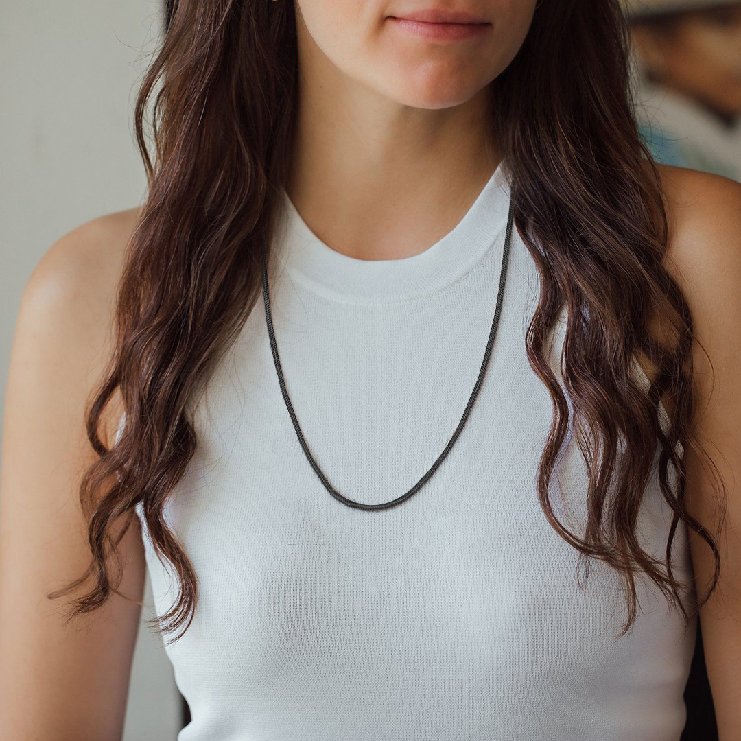 Minimalist 2mm Snake Chain Necklace