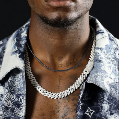 2mm Waxed Leather Cord Necklace Black