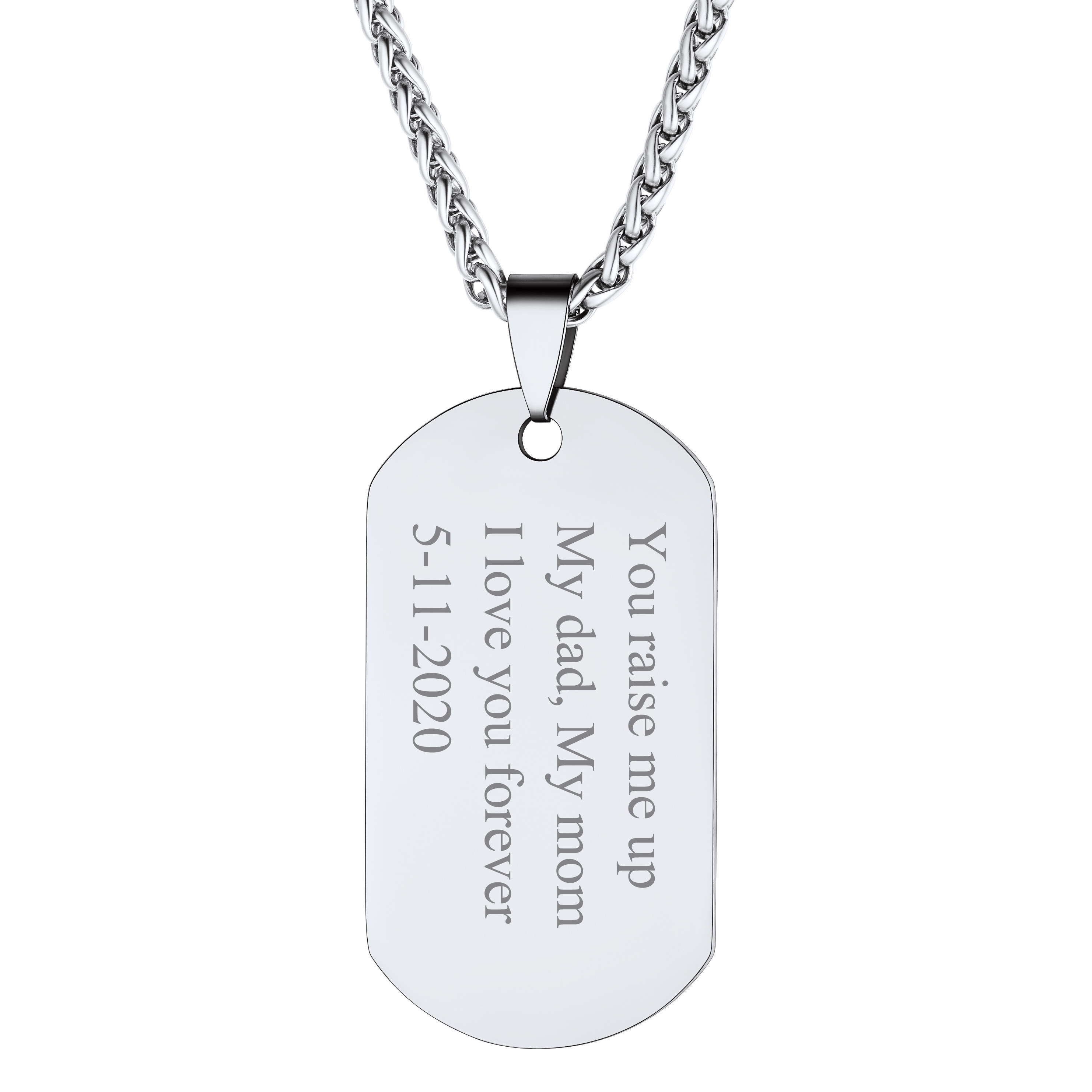 Personalized Dog Tags Necklace