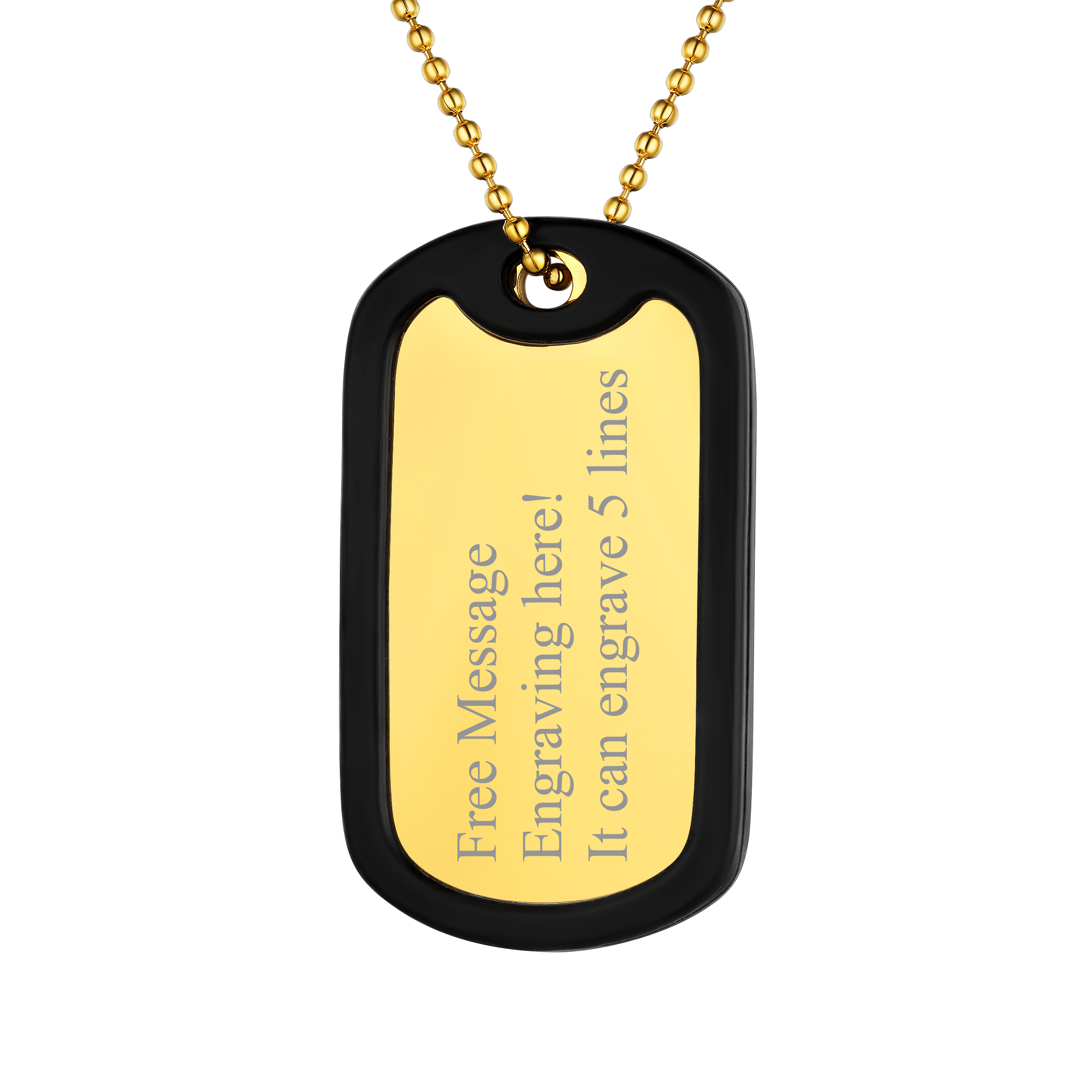 Customized Dog Tag Necklace