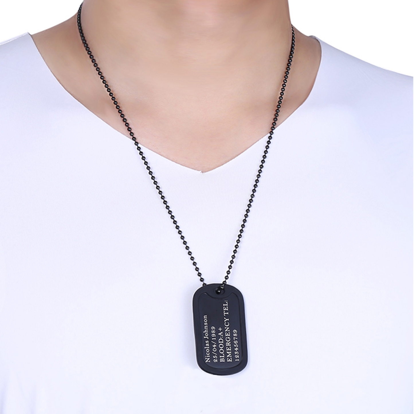 Customized Dog Tag Necklace