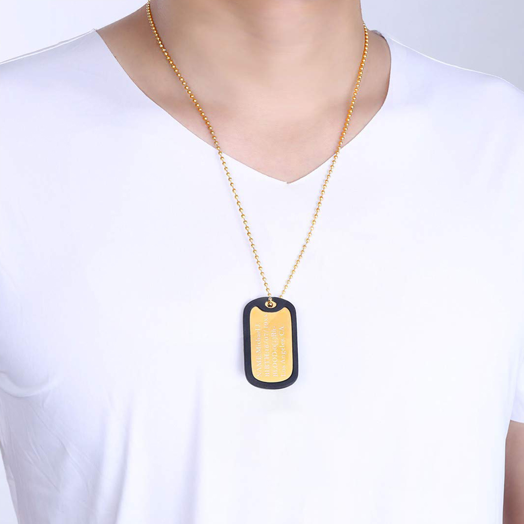 Customized Dog Tag Necklace