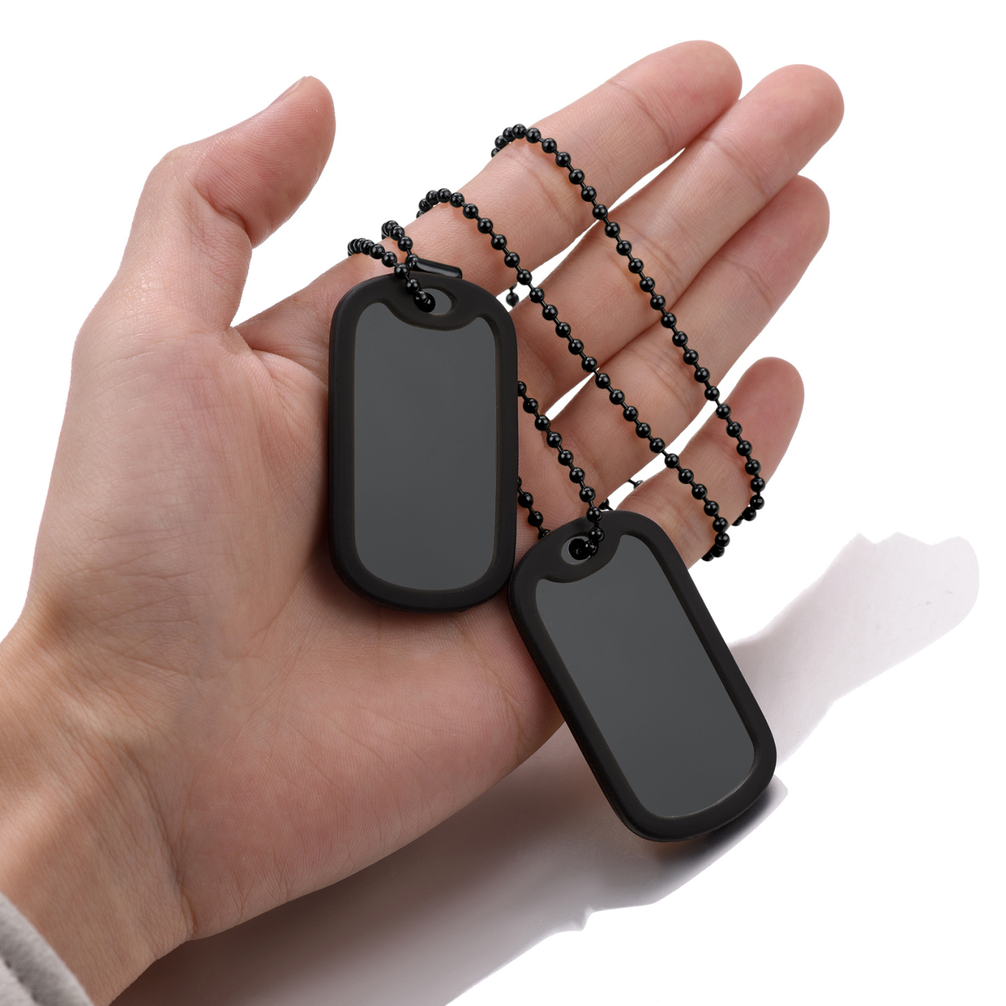 Custom Engraved Dog Tag Necklace