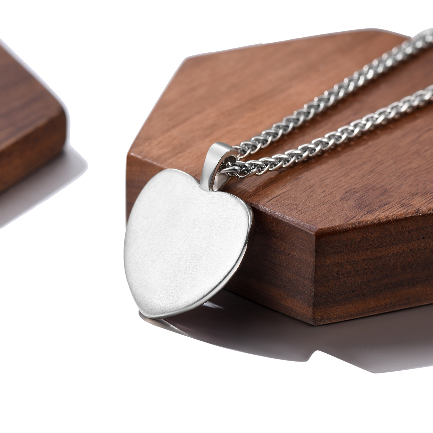 Custom Photo Heart Pendant Necklace