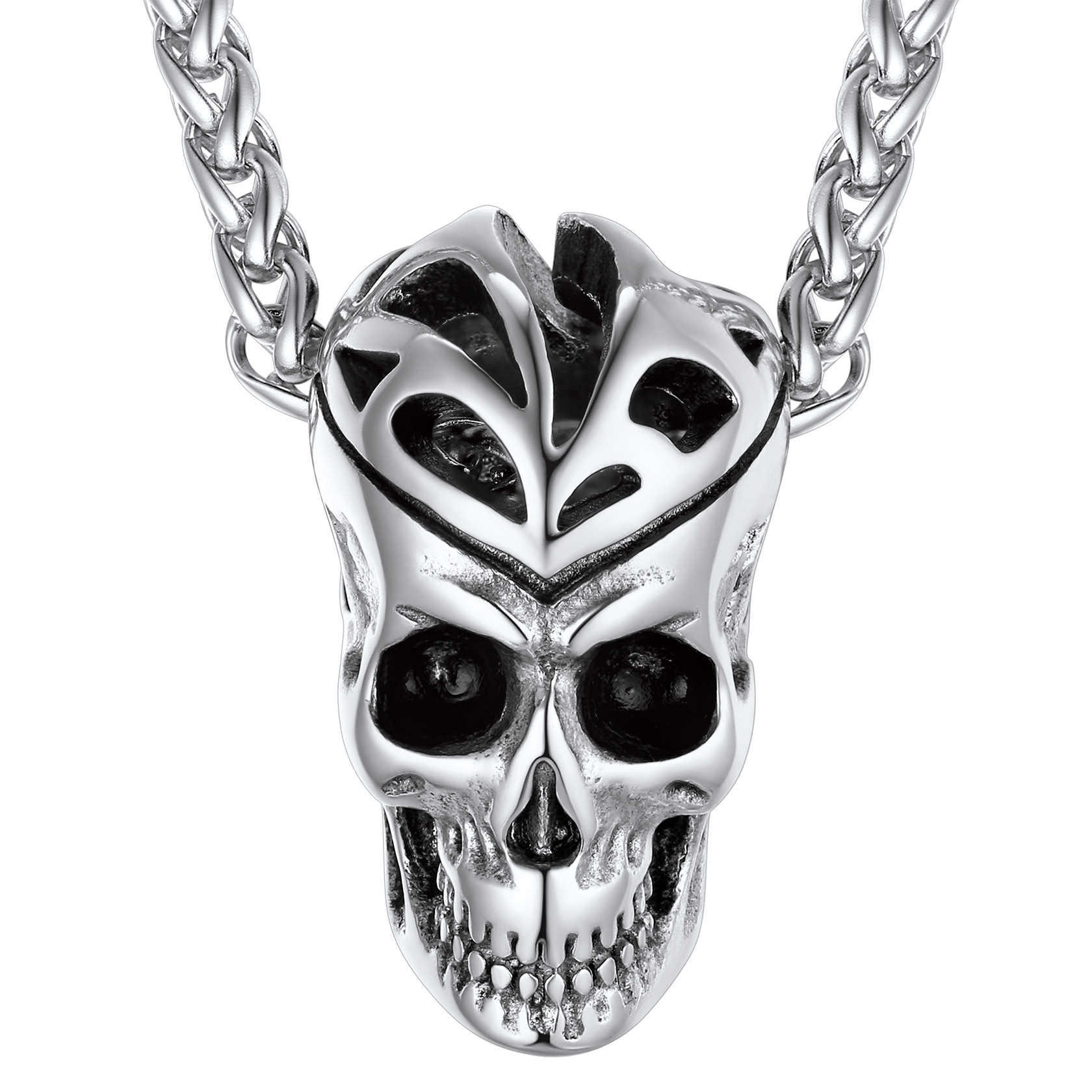 Skeleton Head Celtic Knot Necklace