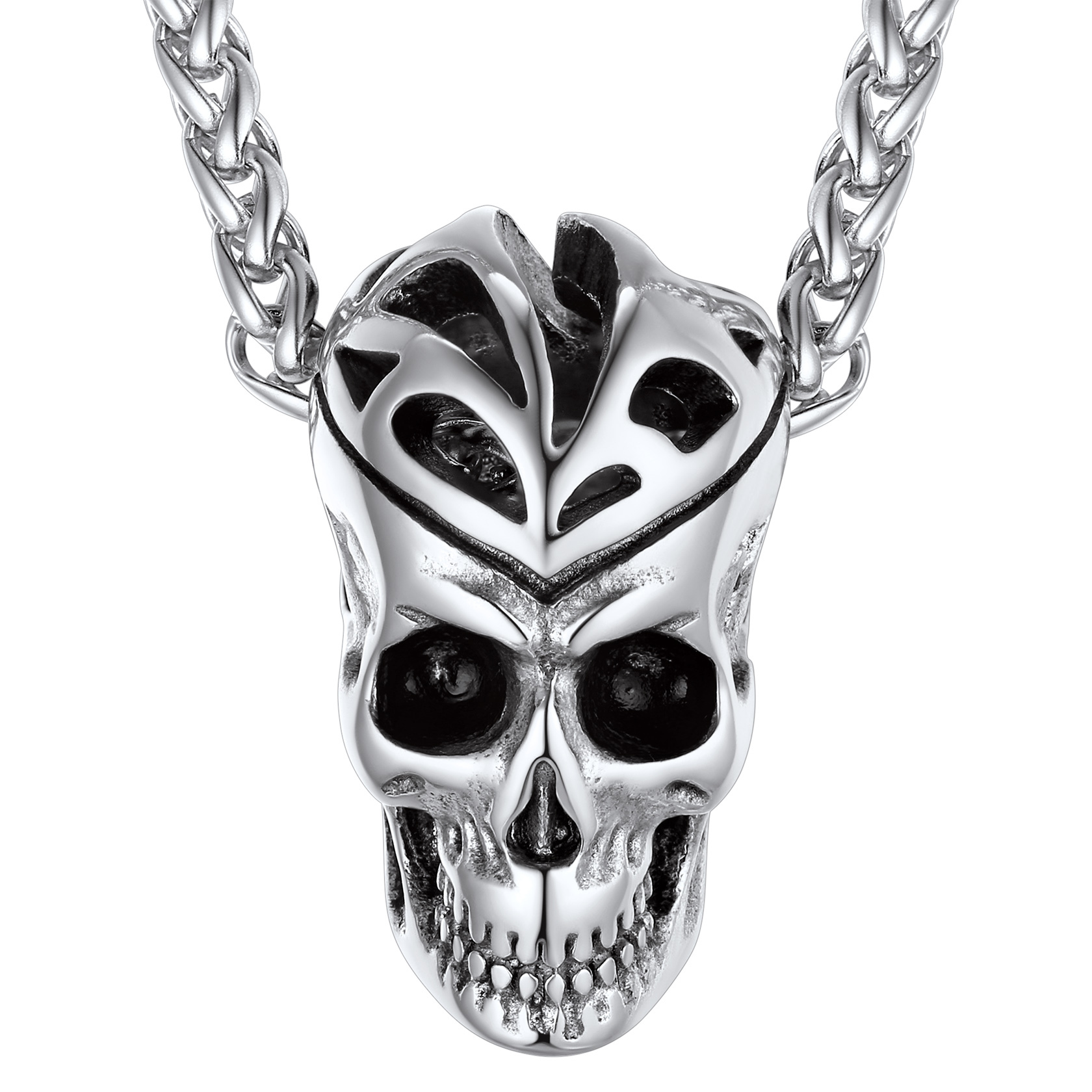 Skeleton Head Celtic Knot Necklace