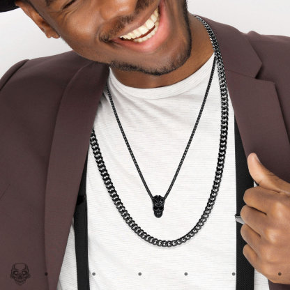 Skeleton Head Celtic Knot Necklace