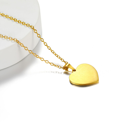 Custom Photo Heart Necklace