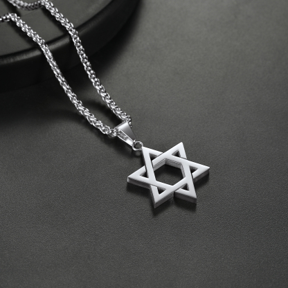 Star of David Penadant Necklace 