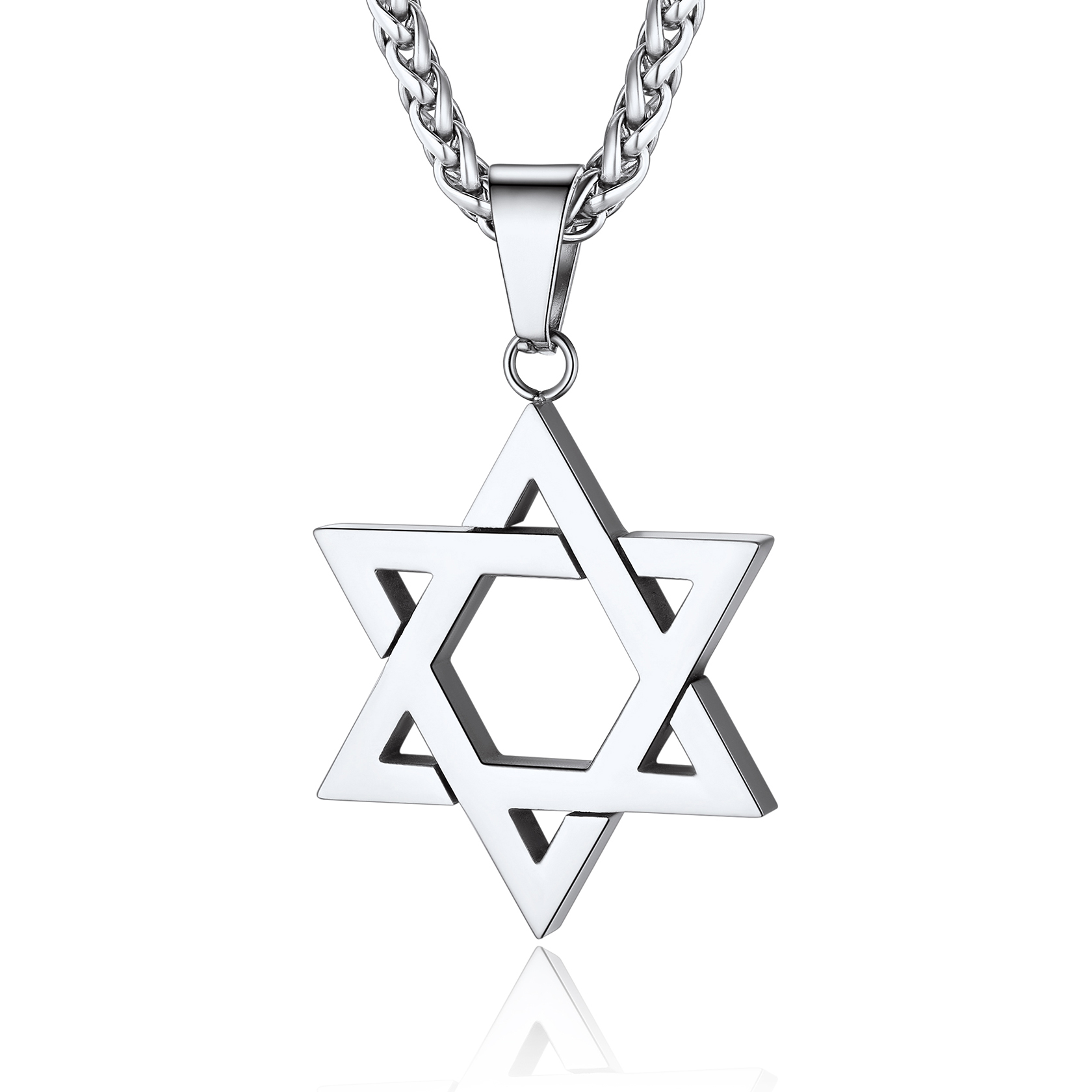 Star of David Penadant Necklace 