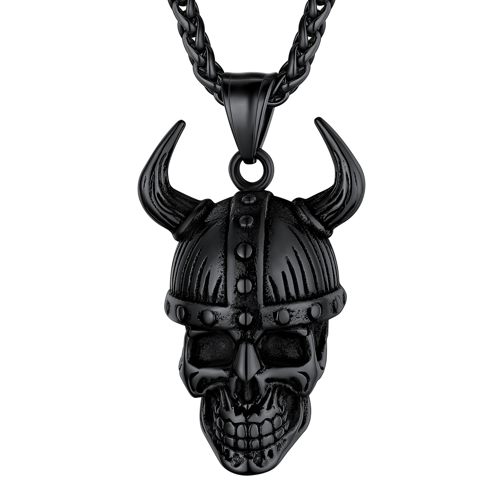 Loki Horn Viking Necklace for Men