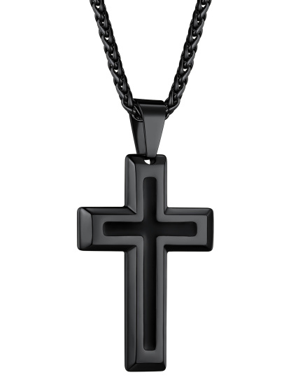 Men's 22" Cross Necklace