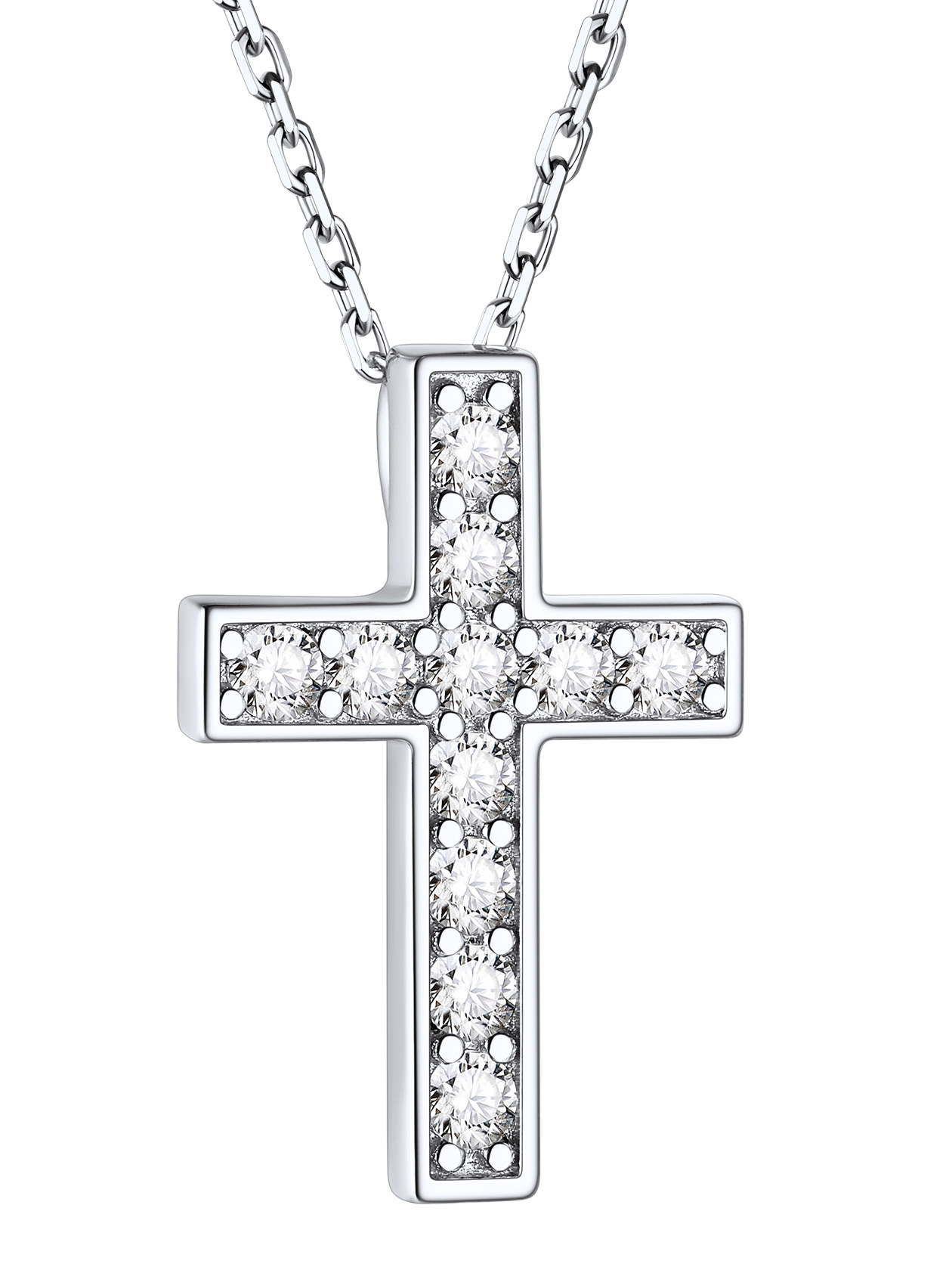 Sterling Silver Cross Necklace