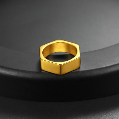 Punk Simple Ring Bands