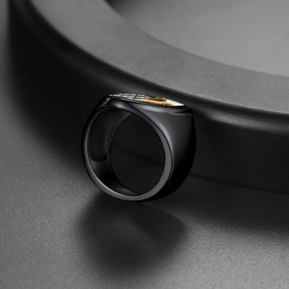 Personalized Engraved Photo Ring