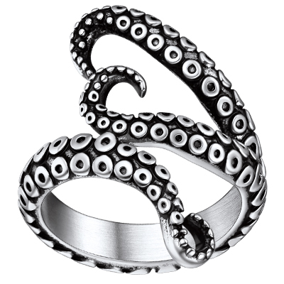 Three-Tentacle Octopus Ring