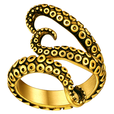 Three-Tentacle Octopus Ring
