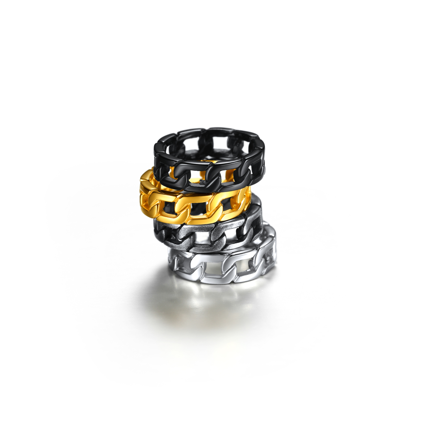 Stainless steel link ring