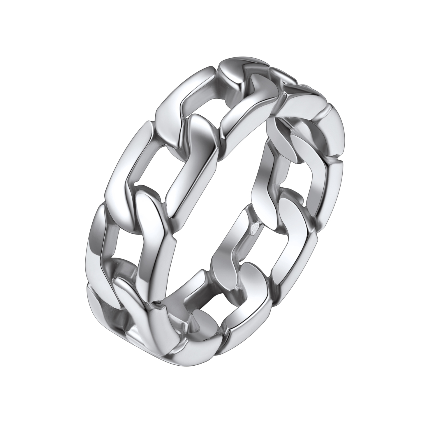Stainless steel link ring