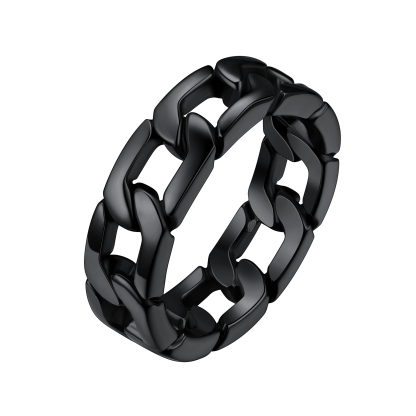 Stainless steel link ring