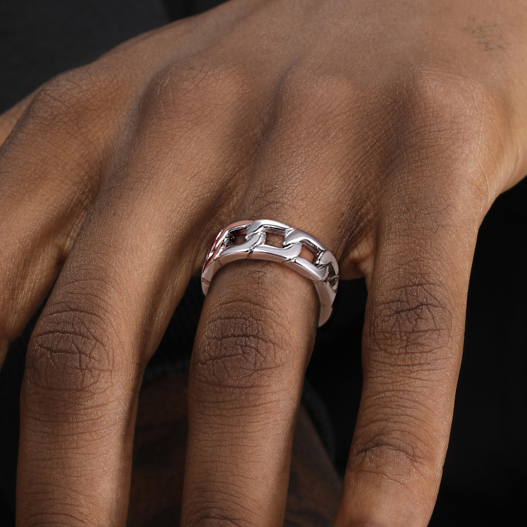 Stainless steel link ring