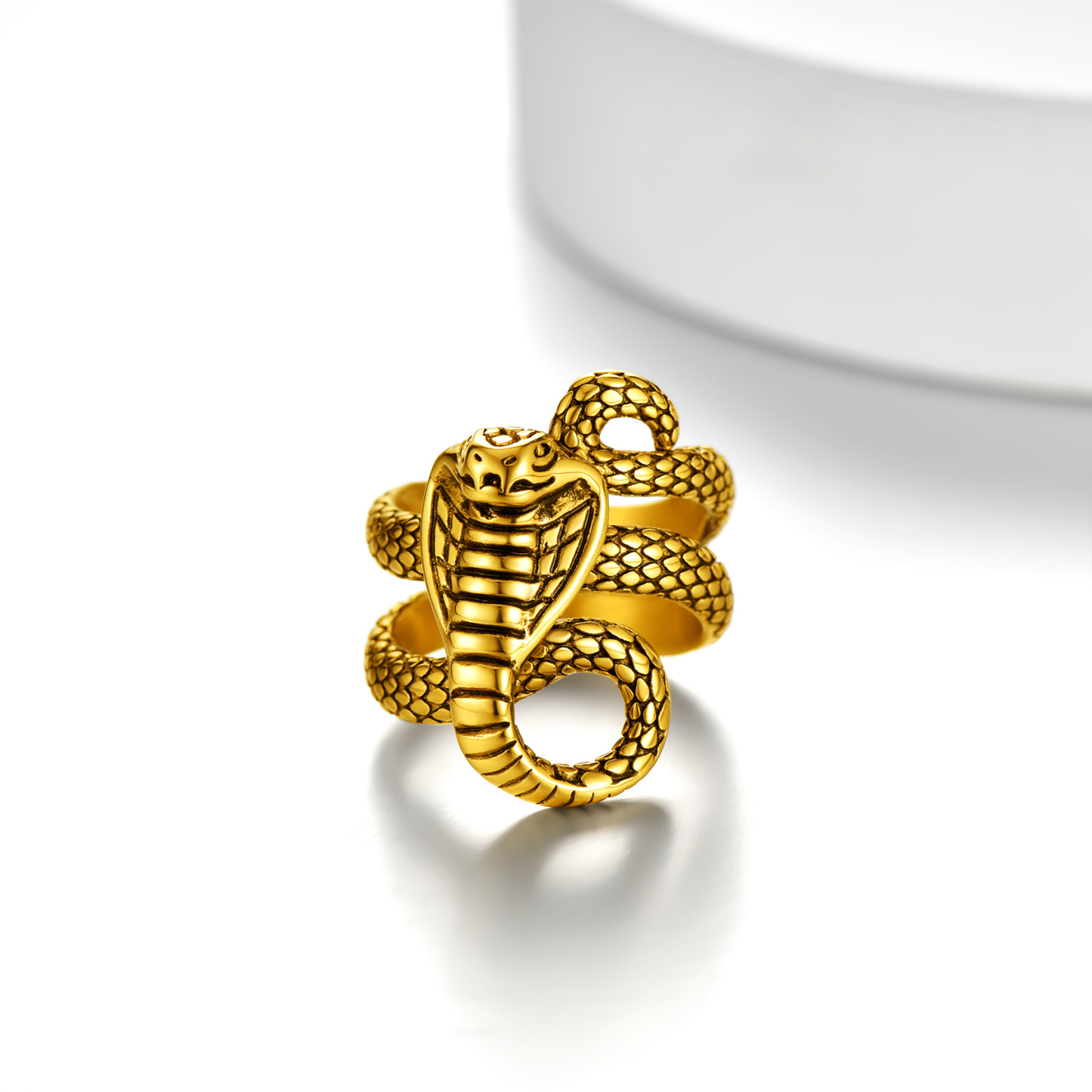 Goth Snake Ring Size 8