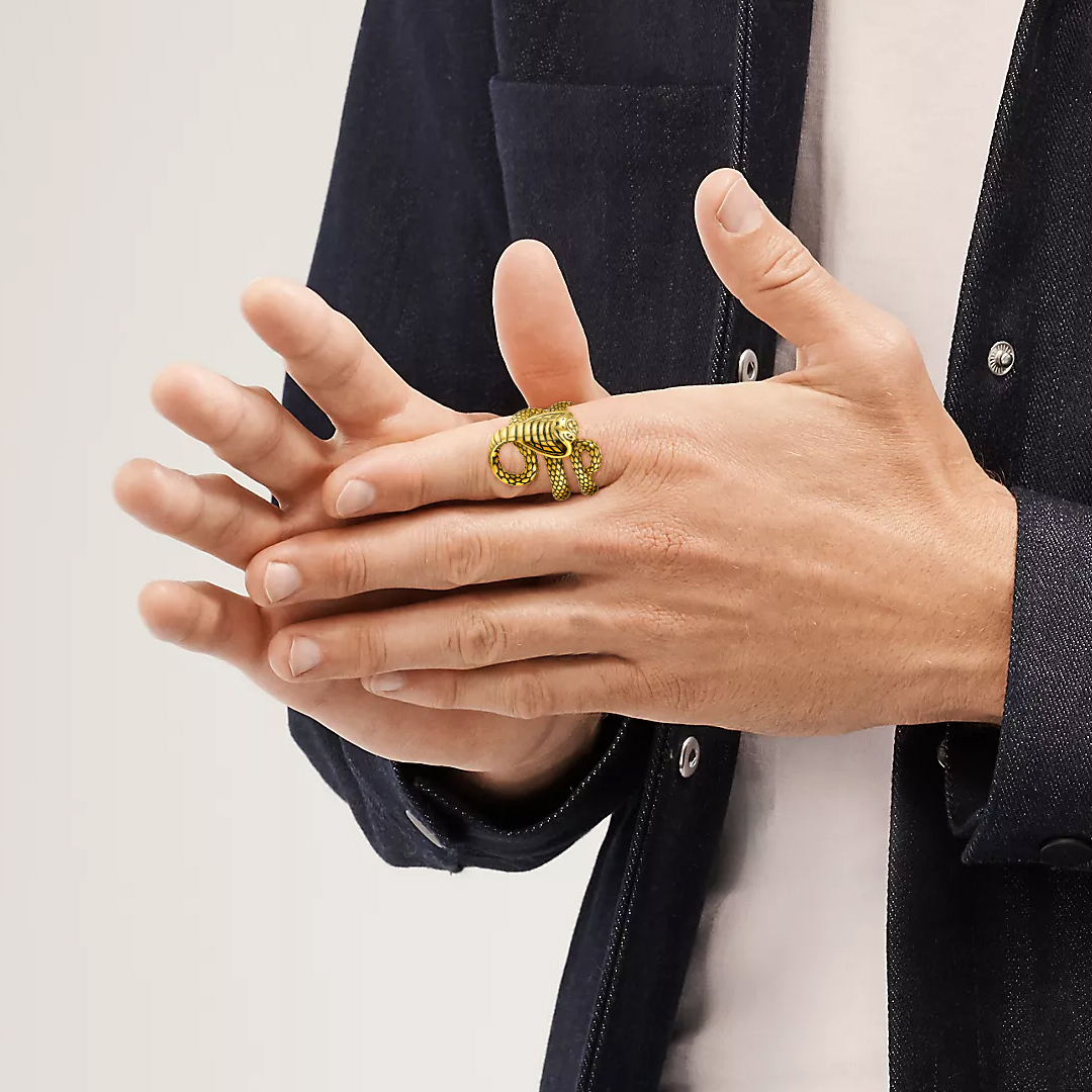 Goth Snake Ring Size 8