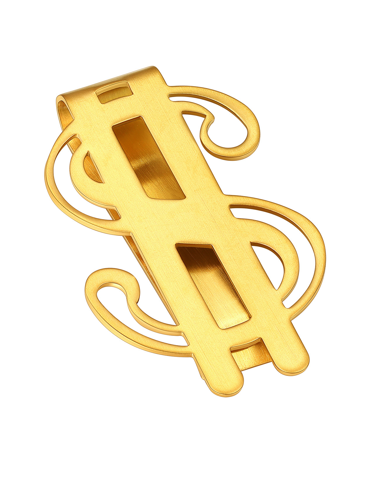 Black Stainless Steel Money Clip