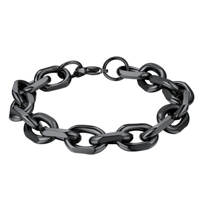 Stainless Steel Rolo Cable Chain Bracelets For Men