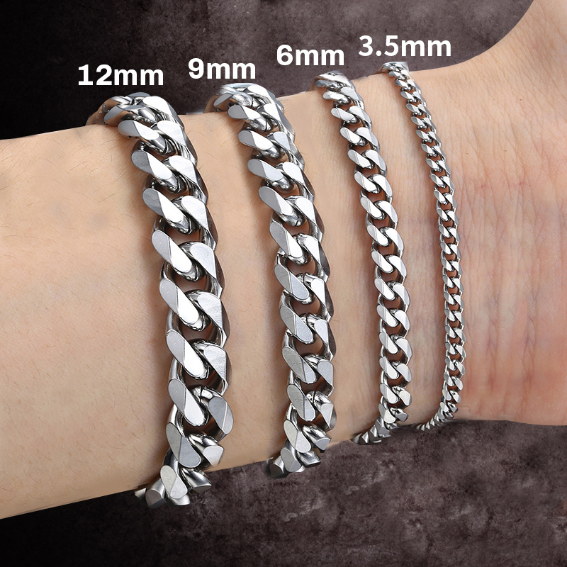 Chunky Cuban Link Bracelet for Men Women - Gift For Men