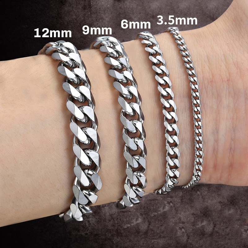 Chunky Cuban Link Bracelet for Men Women - Gift For Men