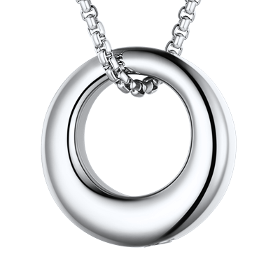 Circle of Life Cremation Necklace Urn Ashes Pendant For Him&Her