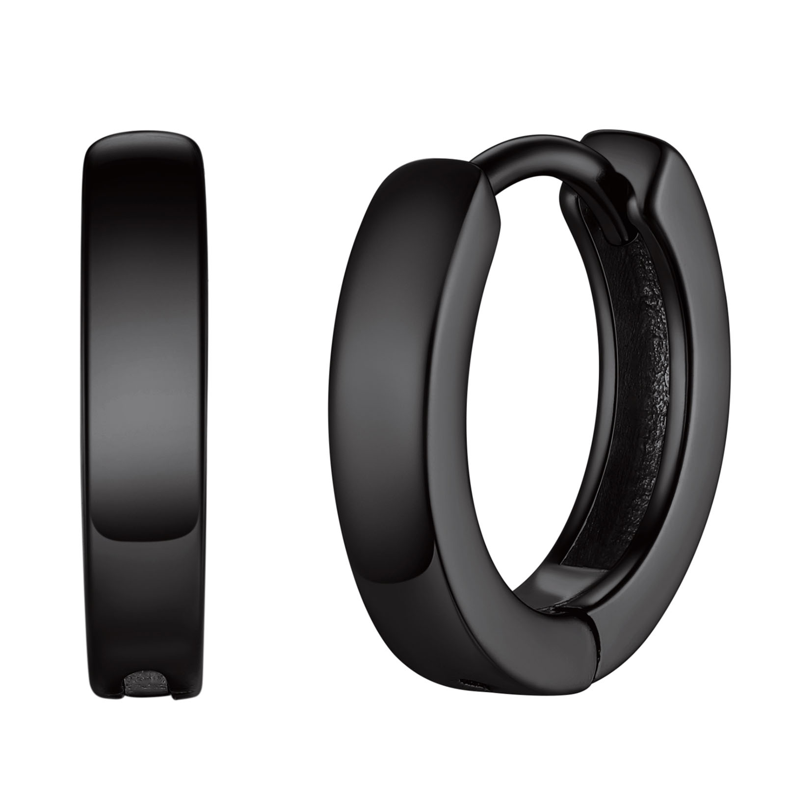 Classic Minimalist Sterlin Silver Huggie Earrings  for Women For Men