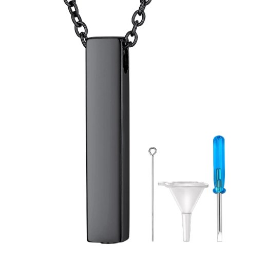 Urn Ashes Necklace Stainless Steel Pendant For Men