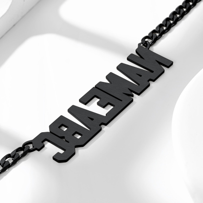 Custom Engraved Name Pendant For Her&Him