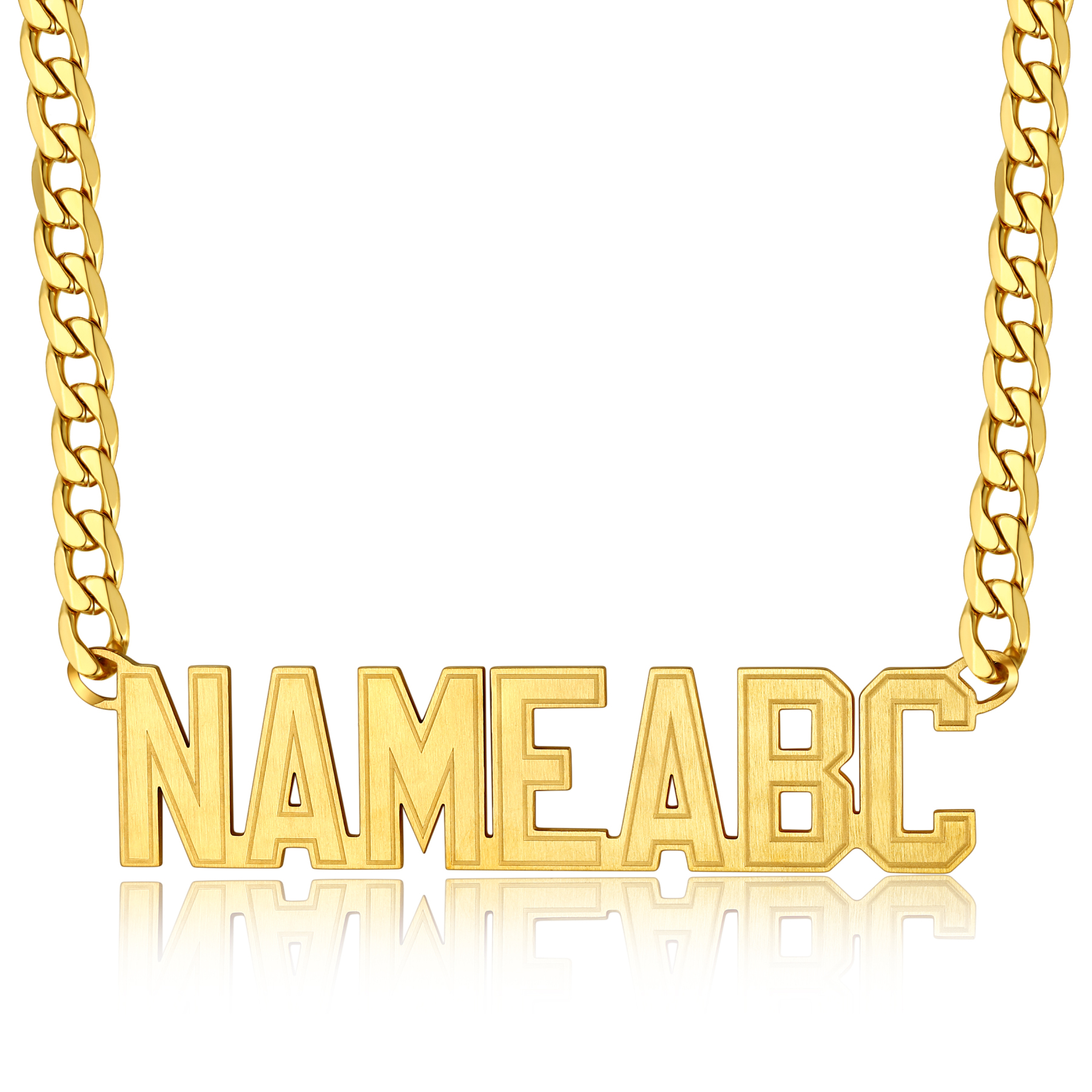 Custom Engraved Name Pendant For Her&Him
